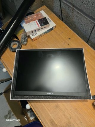 Pantalla Monitor Portátil Anmite Blanca