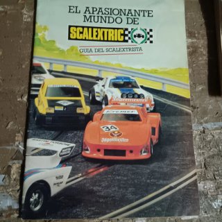 Coches scaletrix. Circuito gp600. Libro circuitos.