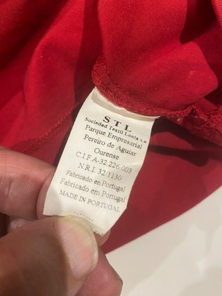 Camiseta CH Carolina Herrera Roja Talla M