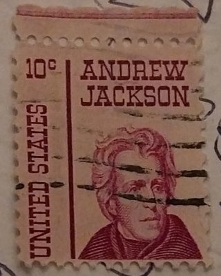 ​Sello EE.UU. Andrew Jackson 10c MBC - CON MARGEN