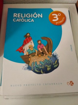 Libro de religión tercero primaria