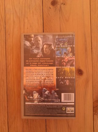 Vhs Final Fantasy La Fuerza Interior Español