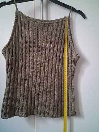 Top crochet M tirantes verano hecho a mano