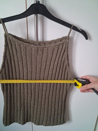 Top crochet M tirantes verano hecho a mano