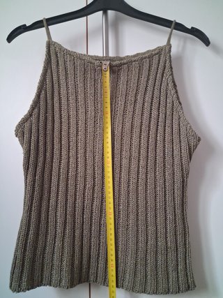 Top crochet M tirantes verano hecho a mano