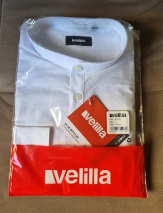 Camisa Velilla Cuello Mao Manga Larga Talla L