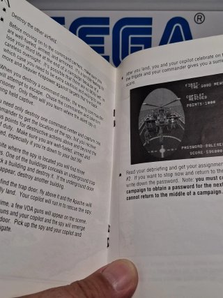 Desert Strike SEGA Genesis CIB TOP