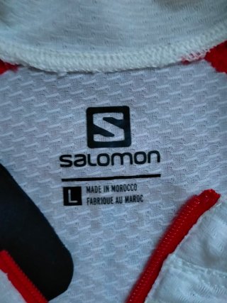 Camiseta Salomon S-Lab Exo Zip Tee Talla L hombre