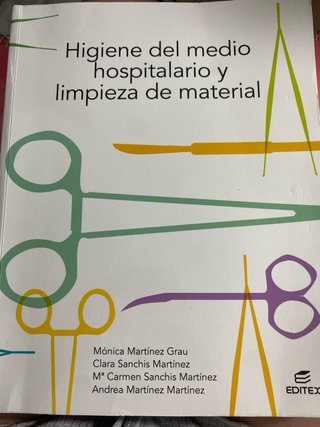 Libro higiene del medio hospitalario y limpieza