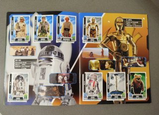 Star Wars Force Attax Colección COMPLETA + Álbum