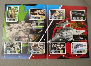 Star Wars Force Attax Colección COMPLETA + Álbum