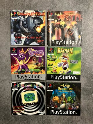 Libretti giochi PS1 originali