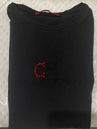 Camiseta CH Carolina Herrera Negra Talla M
