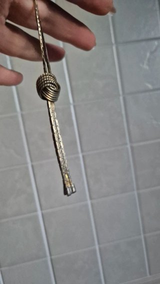 Collana lunga oro e argento