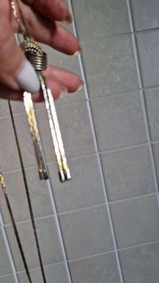 Collana lunga oro e argento