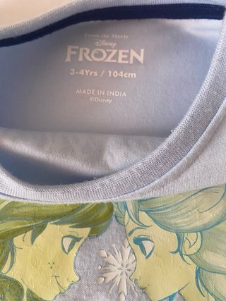 Vestido Frozen Niña Talla 3/4