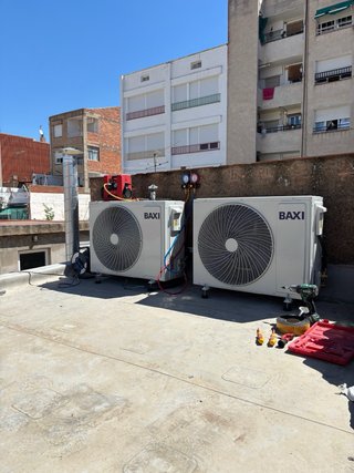 Montaje de aire acondicionado , reparación, etc.