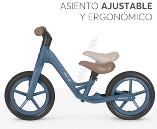 Bicicleta Kikkaboo sin pedales azul