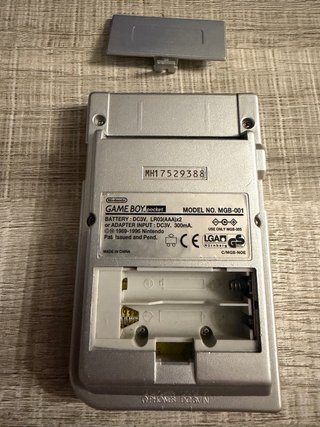 Nintendo Game Boy Pocket Plata