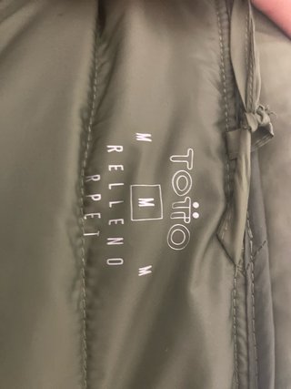 Chaleco Totto Verde Sin Uso