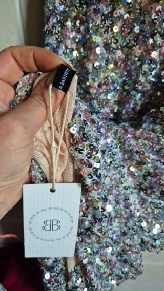 Abito corto paillettes