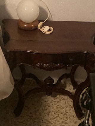 Dormitorio completo caoba.No se envía.