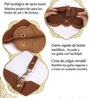 Funda para gafas de sol y lentes de contacto