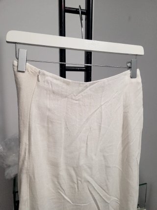 Falda blanca anudada talla XS