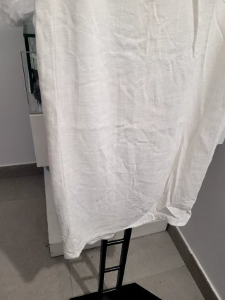 Falda blanca anudada talla XS