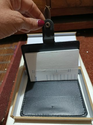 Diario Cartera Piel de Hombre DIHK Negro/Marrón