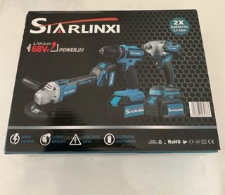 Kit 3 attrezzi lavoro 68V Li-ion
