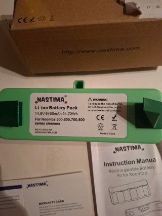 Batería Li-ion 14.8V 6400mAh para Roomba