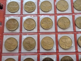 Lotto 40 monete 20 Lire Repubblica Italiana