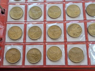 Lotto 40 monete 20 Lire Repubblica Italiana