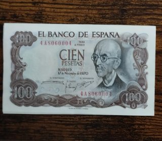 47 Billetes 100 Pesetas 1970 SC