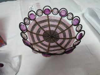 Conjunto Decorativo Piedras Rosas y Moradas