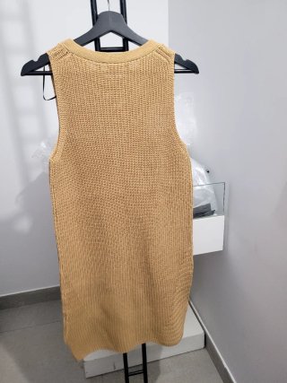 Vestido de punto sin mangas talla M