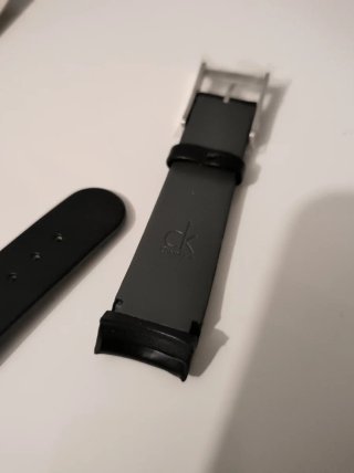 Correa Calvin Klein Piel Negra 20mm