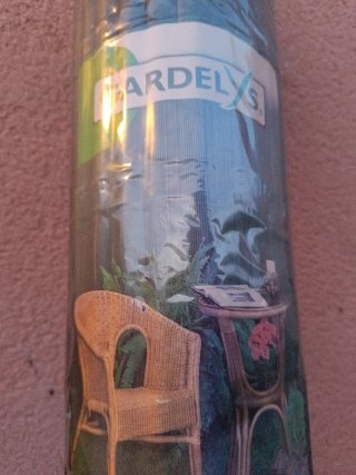 Cañizo Gardelys 1x5m Verde. Nuevo, sin estrenar.