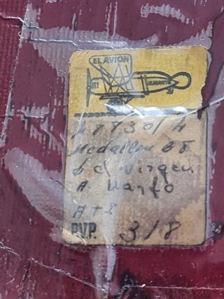 Antiguo Joyería El Avión (Alicante) medalla plata