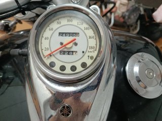 Yamaha XVS 650 Drag Star Negra