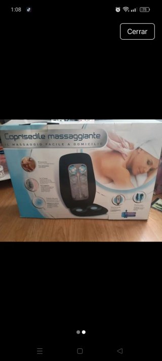 Coprisedile massaggiante