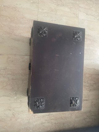 Arcón de madera para restaurar