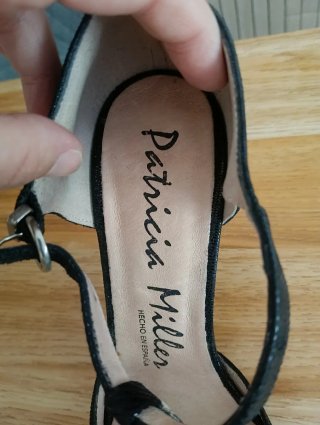 Zapatos Patricia Miller Negros Tacón