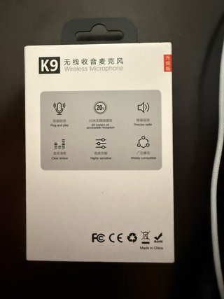 Micrófono Inalámbrico K9 para Teléfono
