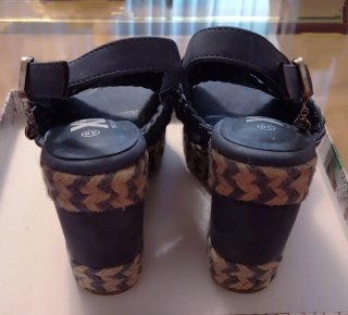 Sandalias Xti Talla 36 Cuña Azul