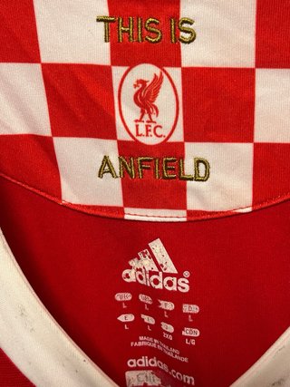 Camiseta Liverpool 09/10 Adidas Talla L