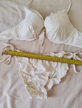 Bikini blanco mujer