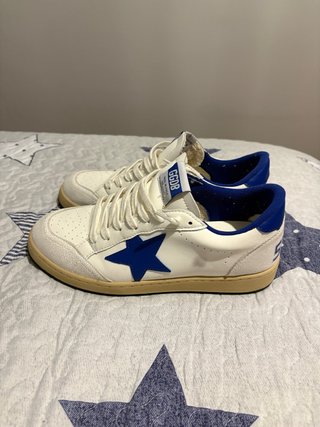 Golden Goose Ball Star Azul y Blanco