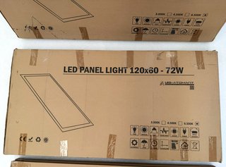 Lote 12 Paneles LED 120x60 72W